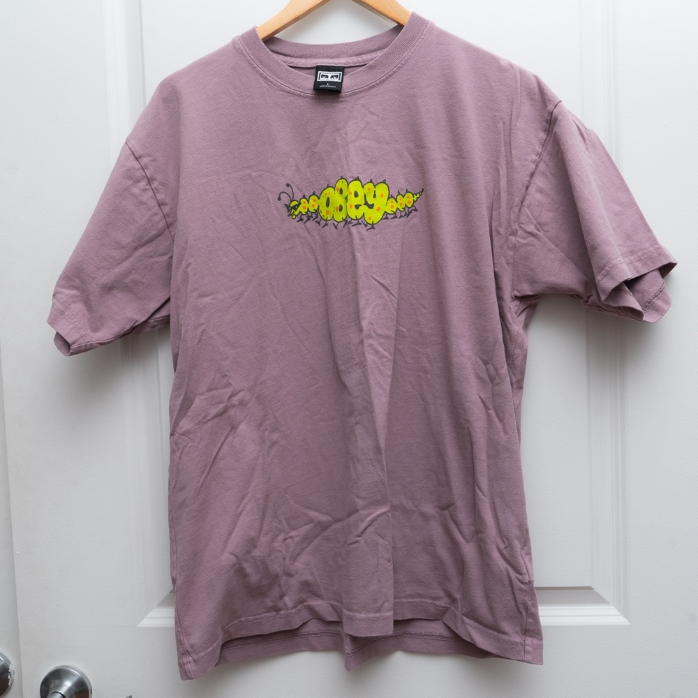 OBEY heavyweight caterpillar t-shirt
